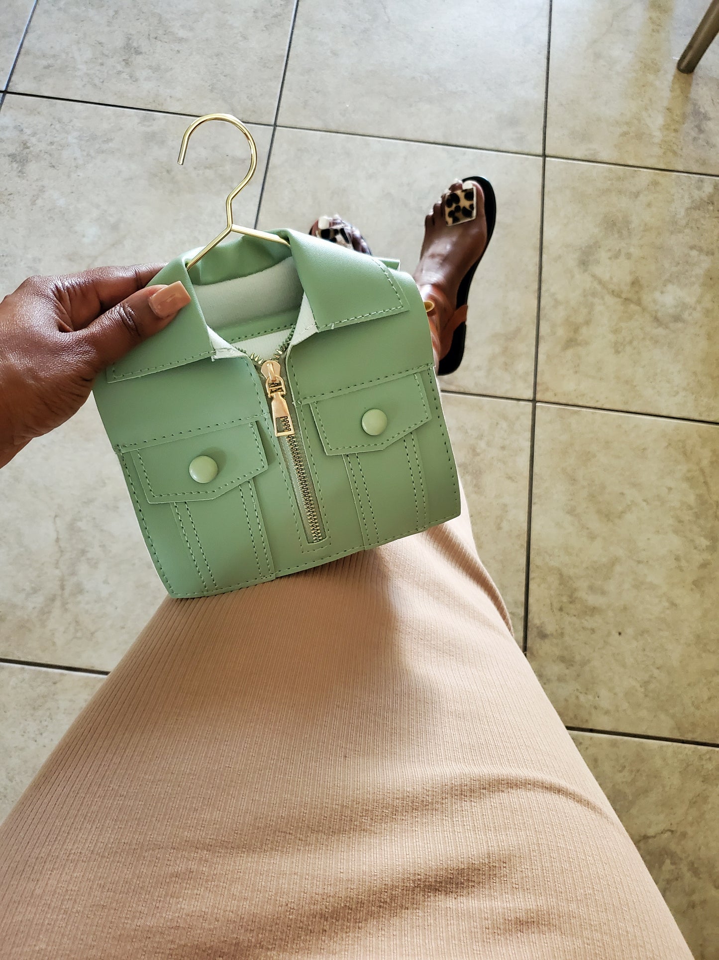 T-shirt mini ~mint green